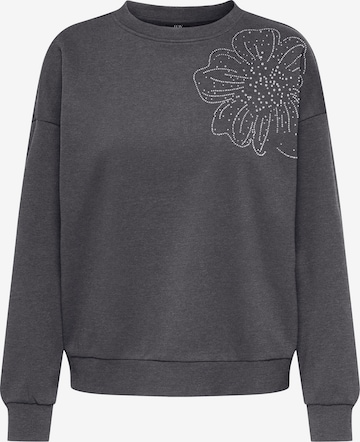 JDY - Sweatshirt 'JDYDALLAS' em cinzento: frente