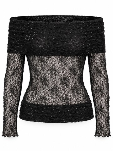 Bluză de la Ombre pe negru: față