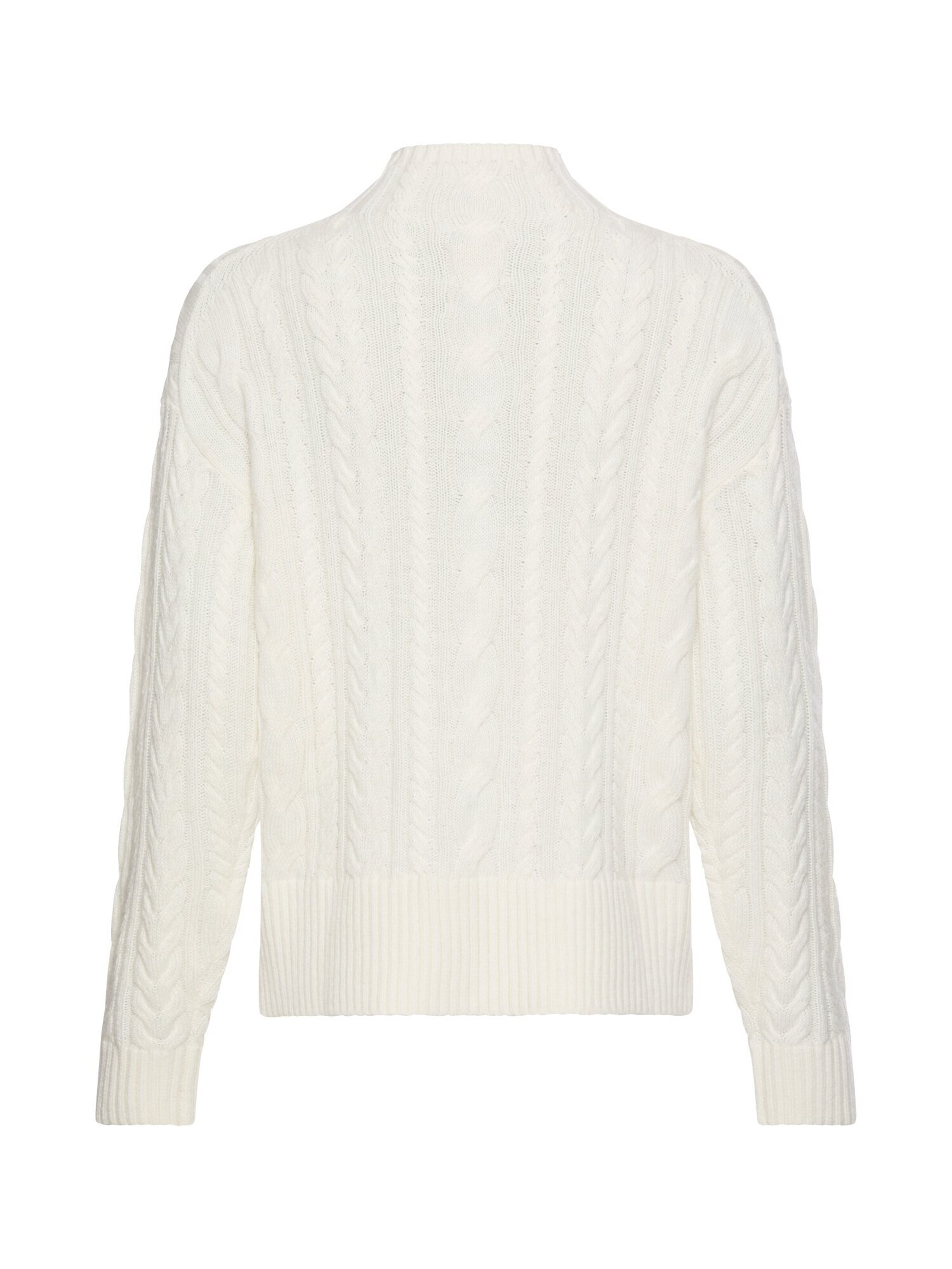CAMEL ACTIVE Strickpullover in lockerer Passform in Weiß