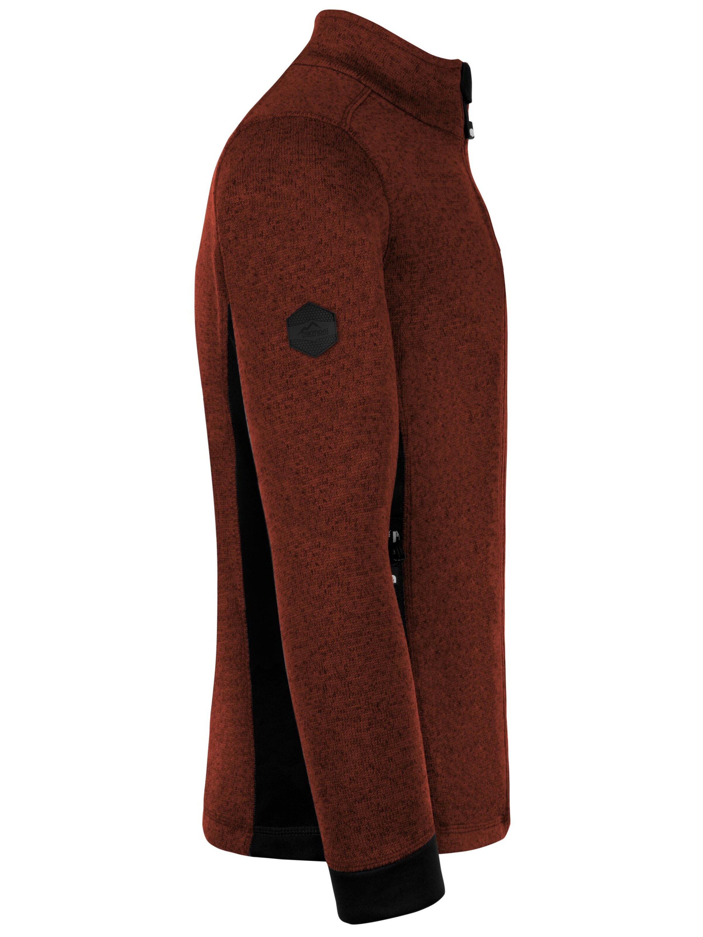 normani Fleece jas 'Wapusk' in Rood