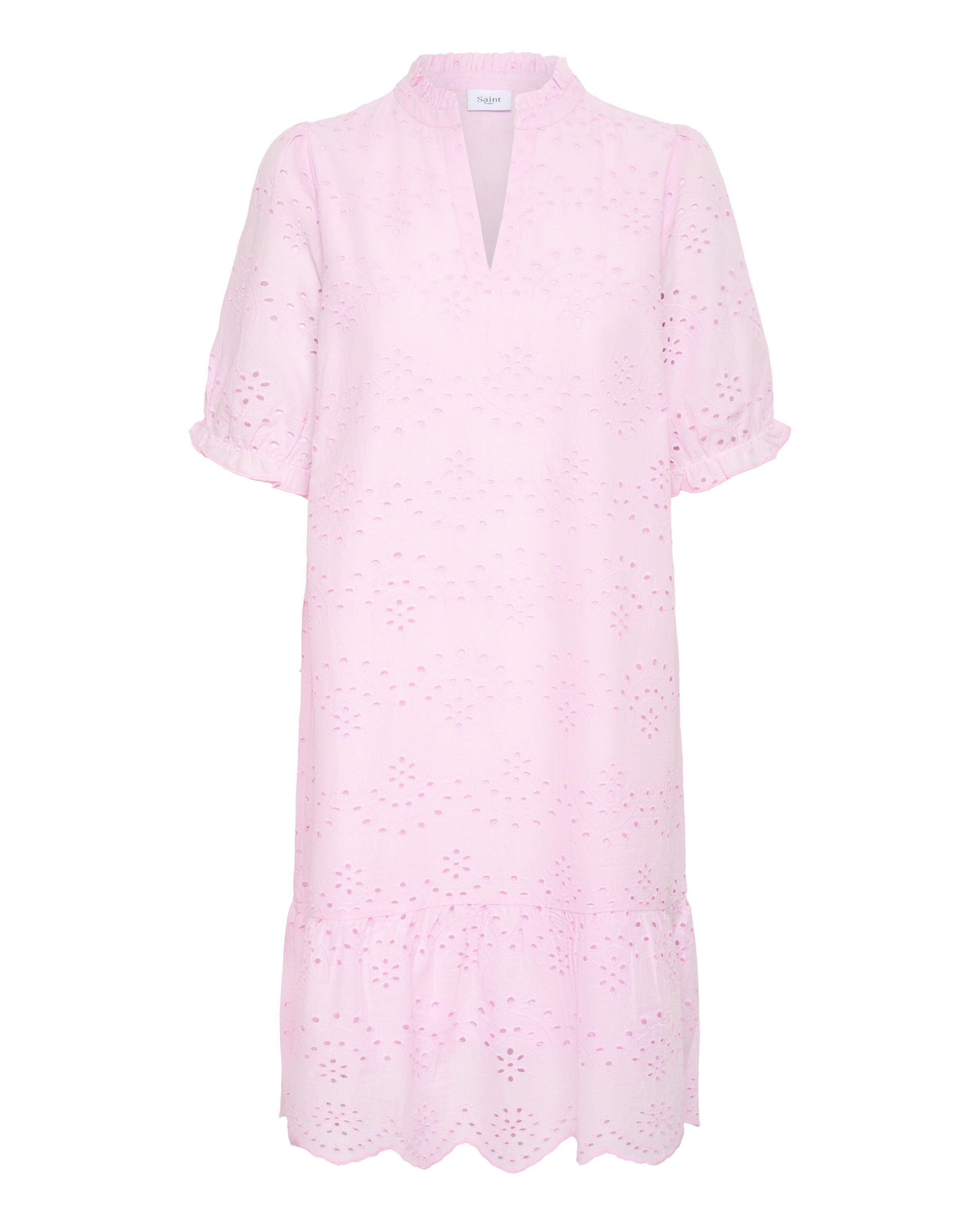 SAINT TROPEZ Jurk in Roze: voorkant
