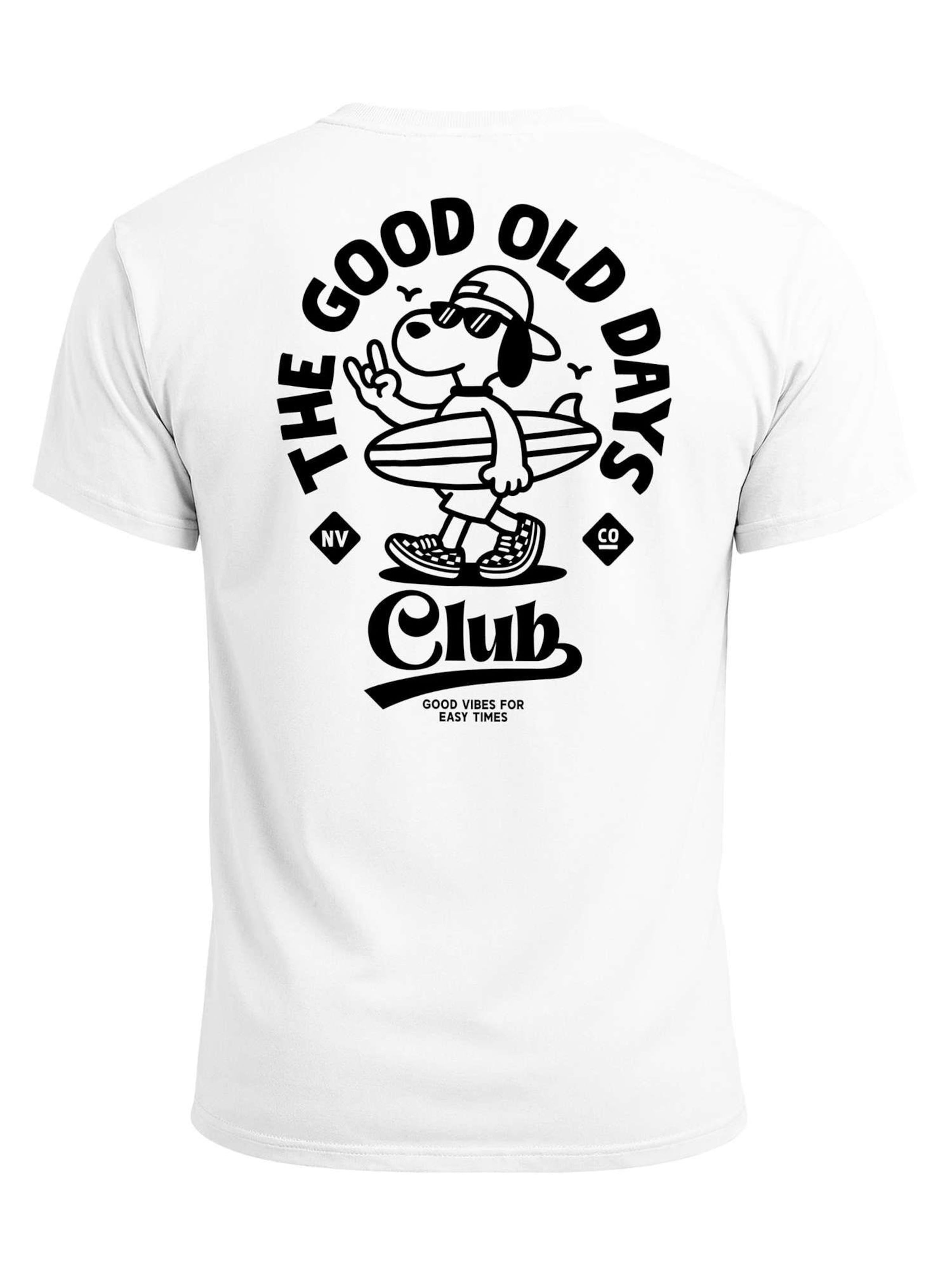 Neverless Shirt 'Good old Days' in White: front