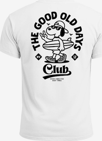 Neverless Shirt 'Good old Days' in White: front