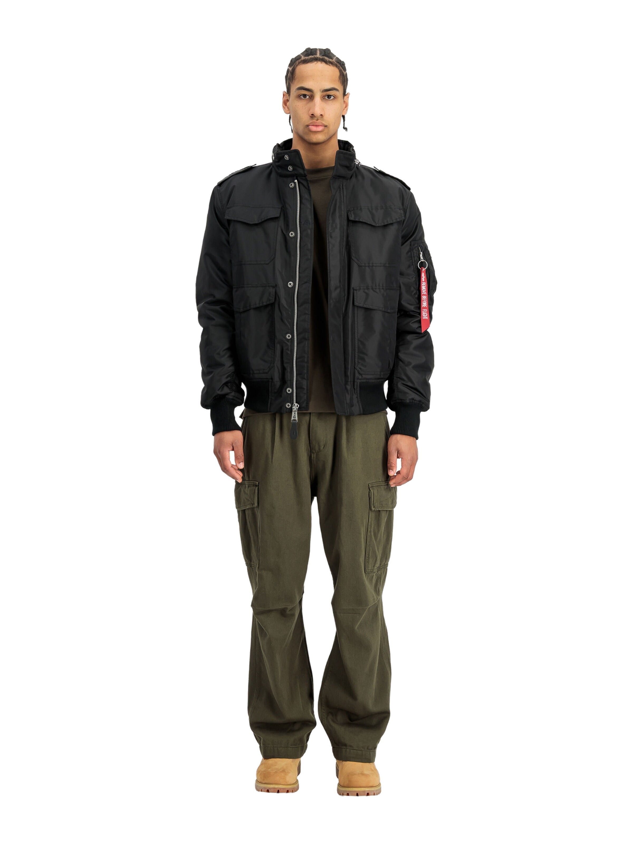 ALPHA INDUSTRIES Between-Season Jacket 'M-65' in Black