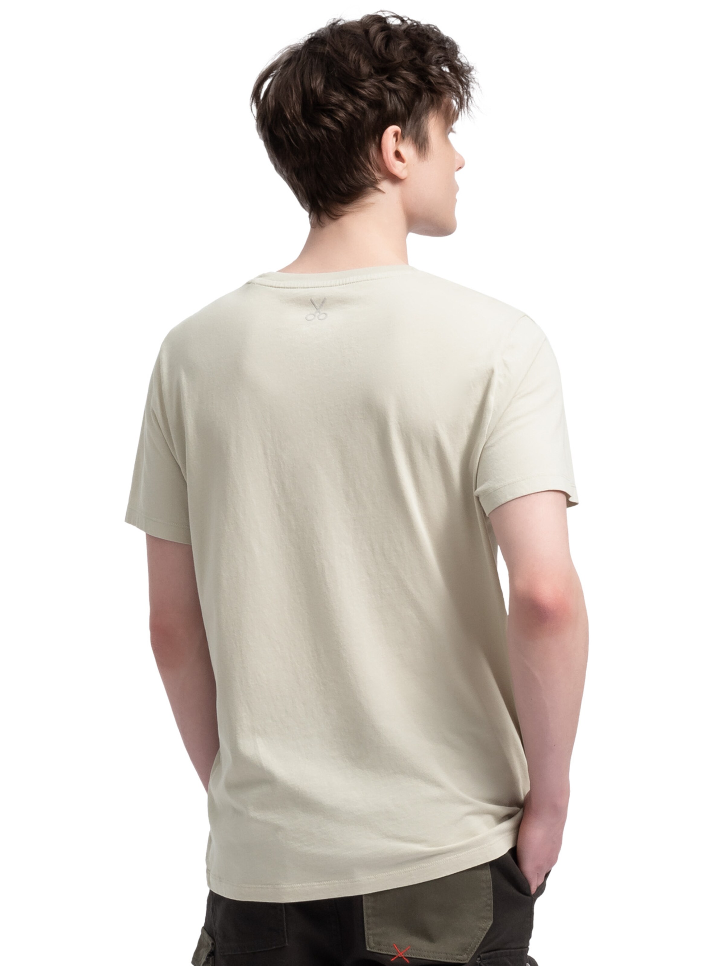 T-Shirt 'On The Stars' Kaft en beige