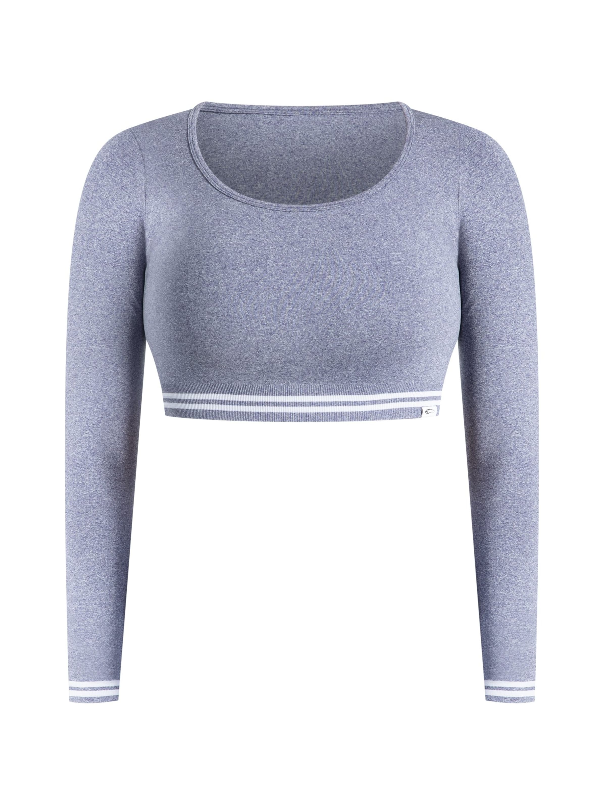 T-shirt ' Miriel ' Smilodox en bleu : devant