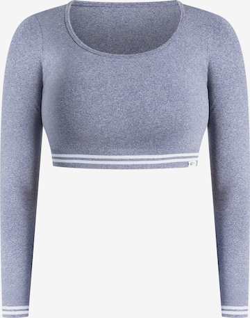 T-shirt ' Miriel ' Smilodox en bleu : devant