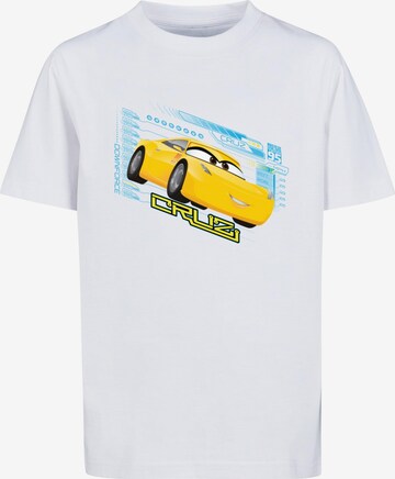 ABSOLUTE CULT T-Shirt 'Cars - Cruz Ramirez' in Weiß: predná strana