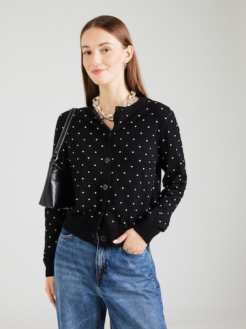 VERO MODA Πλεκτή ζακέτα 'VMSABA' σε μαύρο: μπροστά