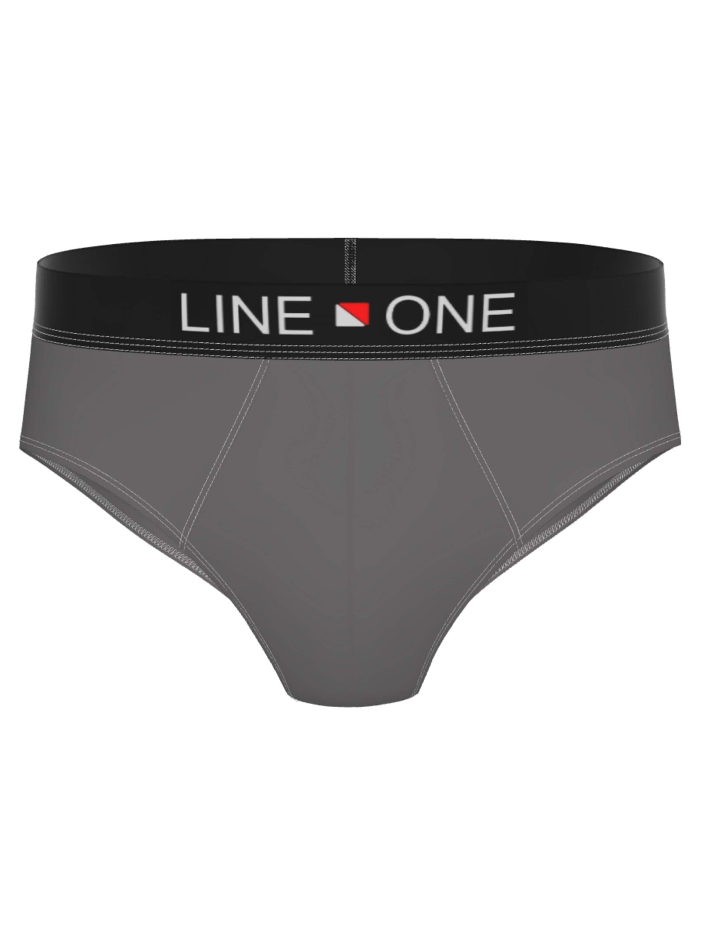 Line One Slip 'Herren Slips  aus Baumwolle'‌‌‌‌ in Grau: Vorderseite
