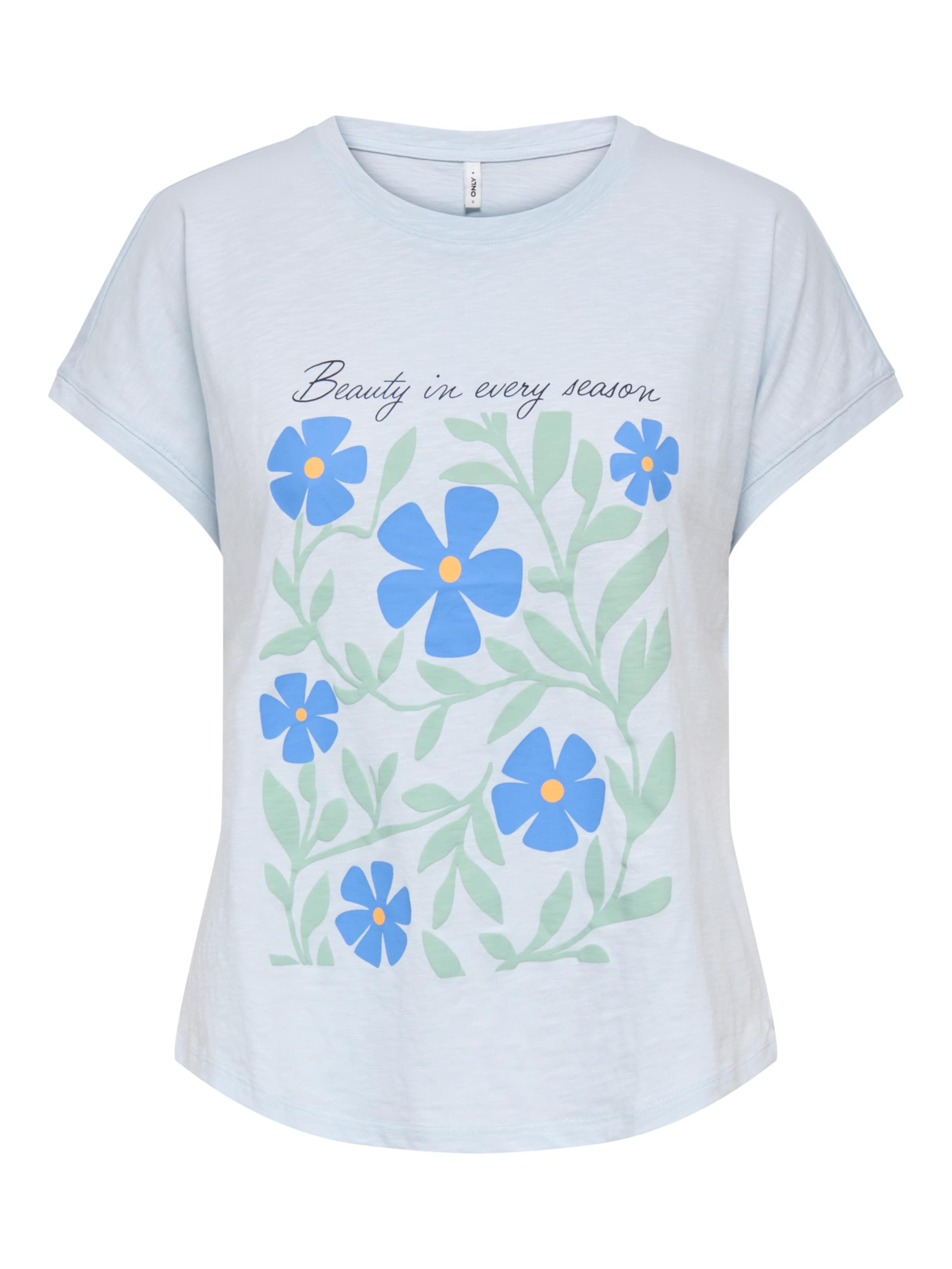 ONLY Shirt 'ONLHILL' in Blauw: voorkant