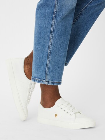 Sneaker bassa 'Janson' di Lauren Ralph Lauren in bianco