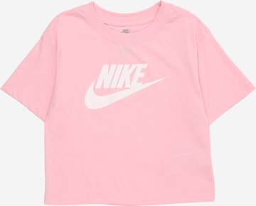 rožinė Nike Sportswear Marškinėliai 'CLUB': priekis