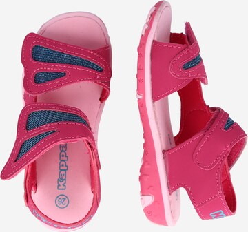 Chaussures ouvertes 'VLINDER' KAPPA en rose