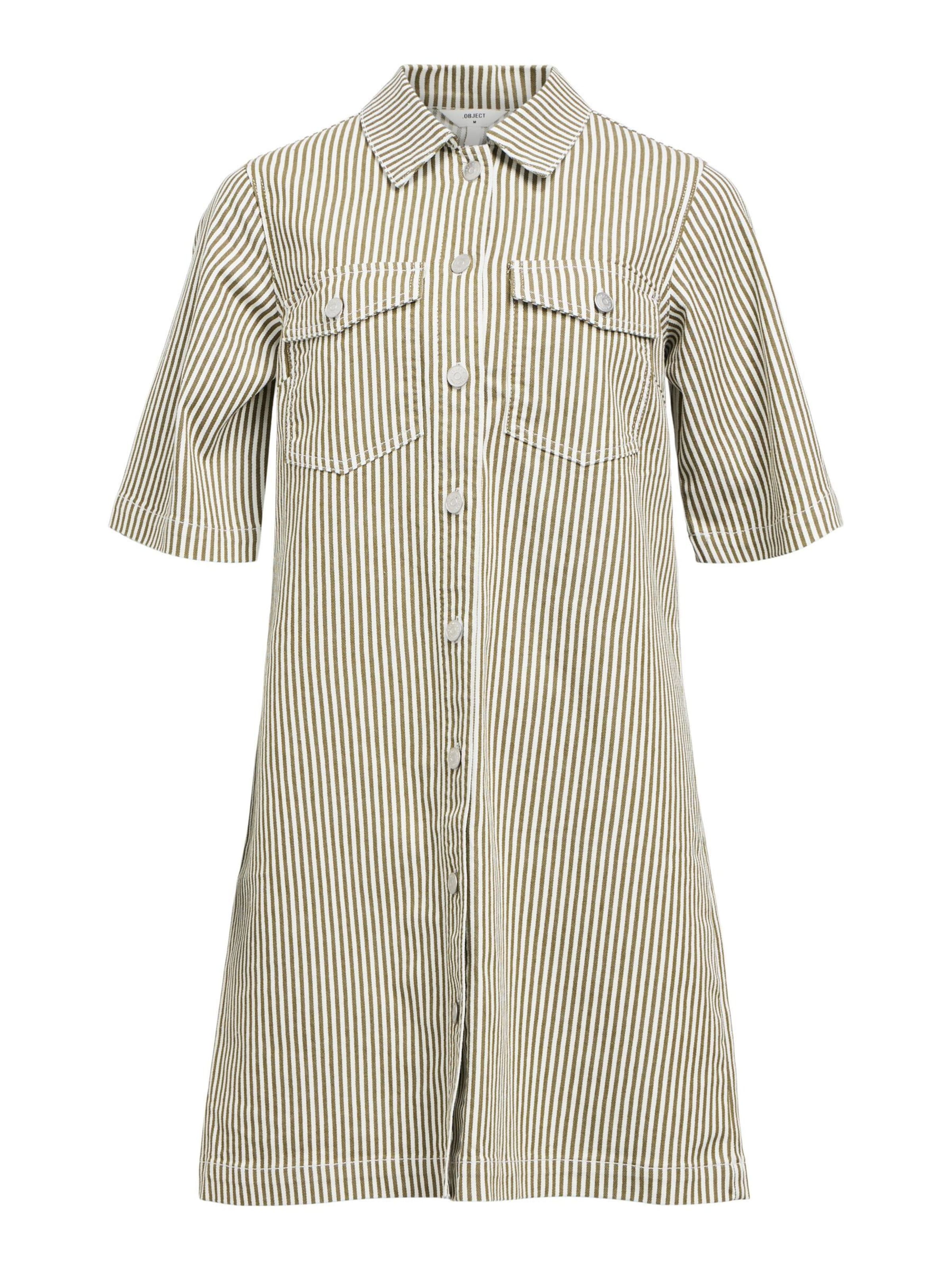 OBJECT Blusekjole i brun: forside