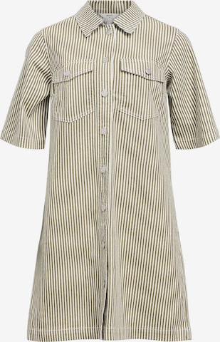 Abito camicia di OBJECT in marrone: frontale