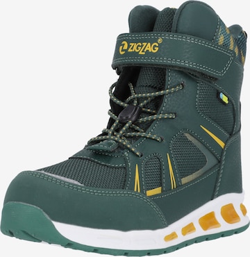 ZigZag Snow Boots 'Clementu' in Green: front