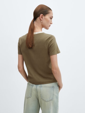 T-shirt 'DOLORES' MANGO en vert