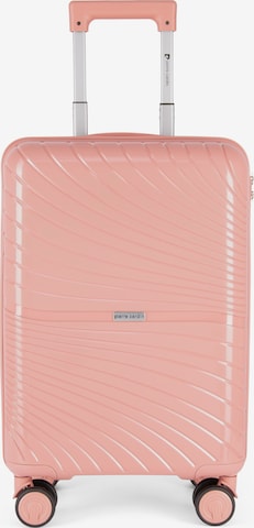Valise 'JOY' PIERRE CARDIN en rose : devant