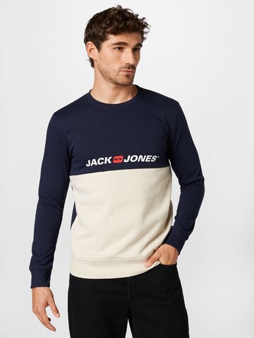 JACK & JONES Mikina – modrá: přední strana