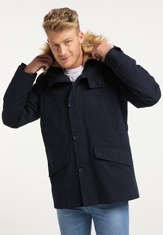 MO Winter Parka in Blue: front