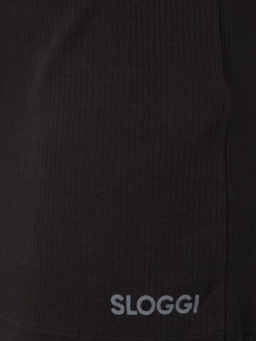 SLOGGI Shirt 'men FREE Evolve' in Zwart