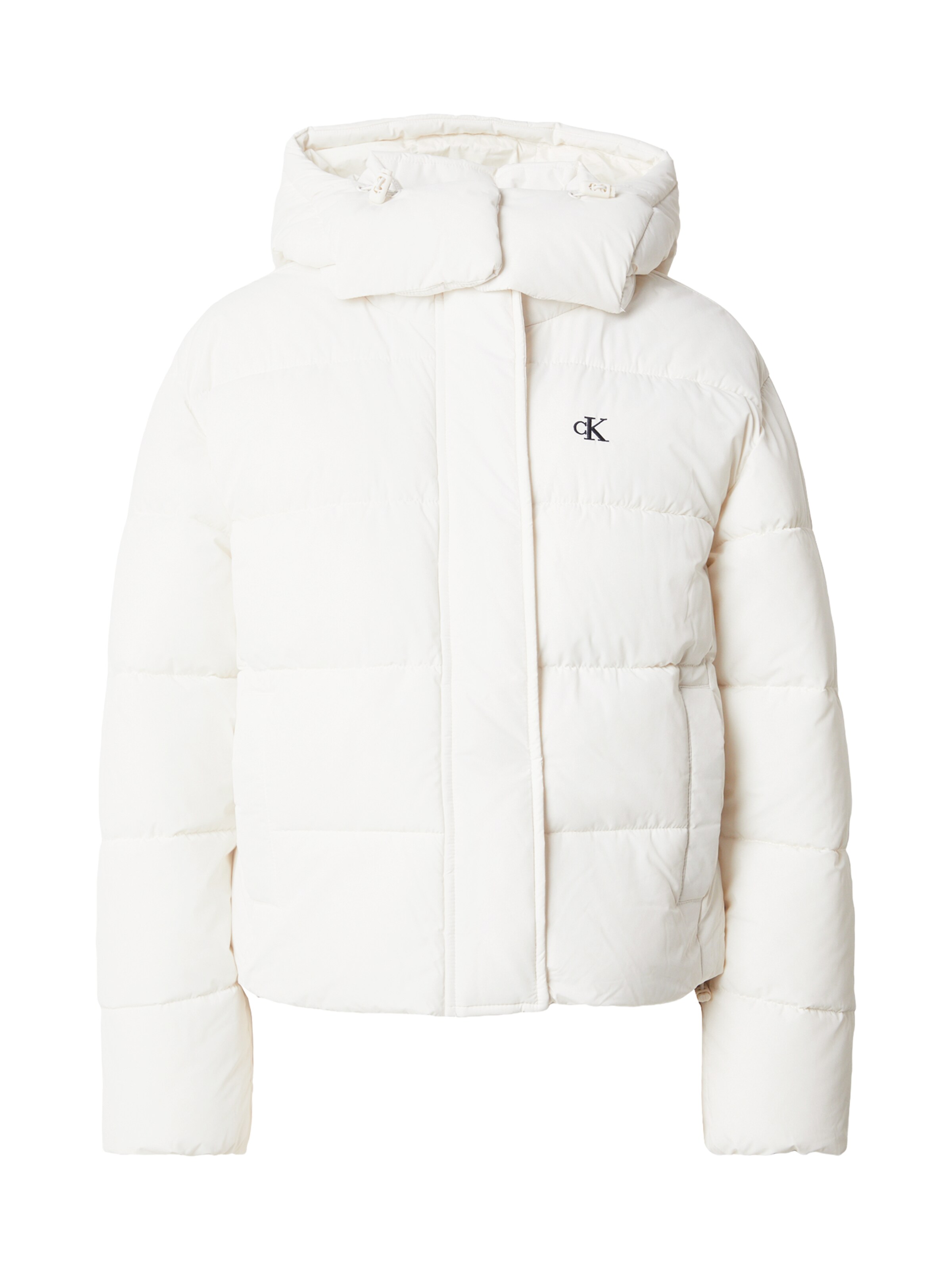 Calvin Klein Jeans Зимно яке в бяло: отпред