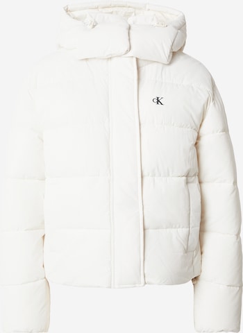 Calvin Klein Jeans Зимно яке в бяло: отпред