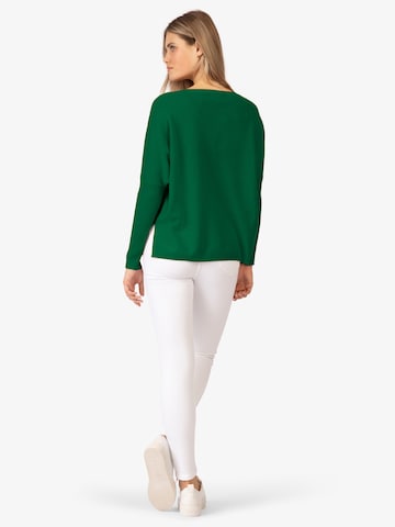 Rainbow Cashmere Sweater in Green