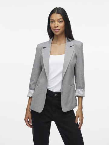 VILA Blazer in Grey: front