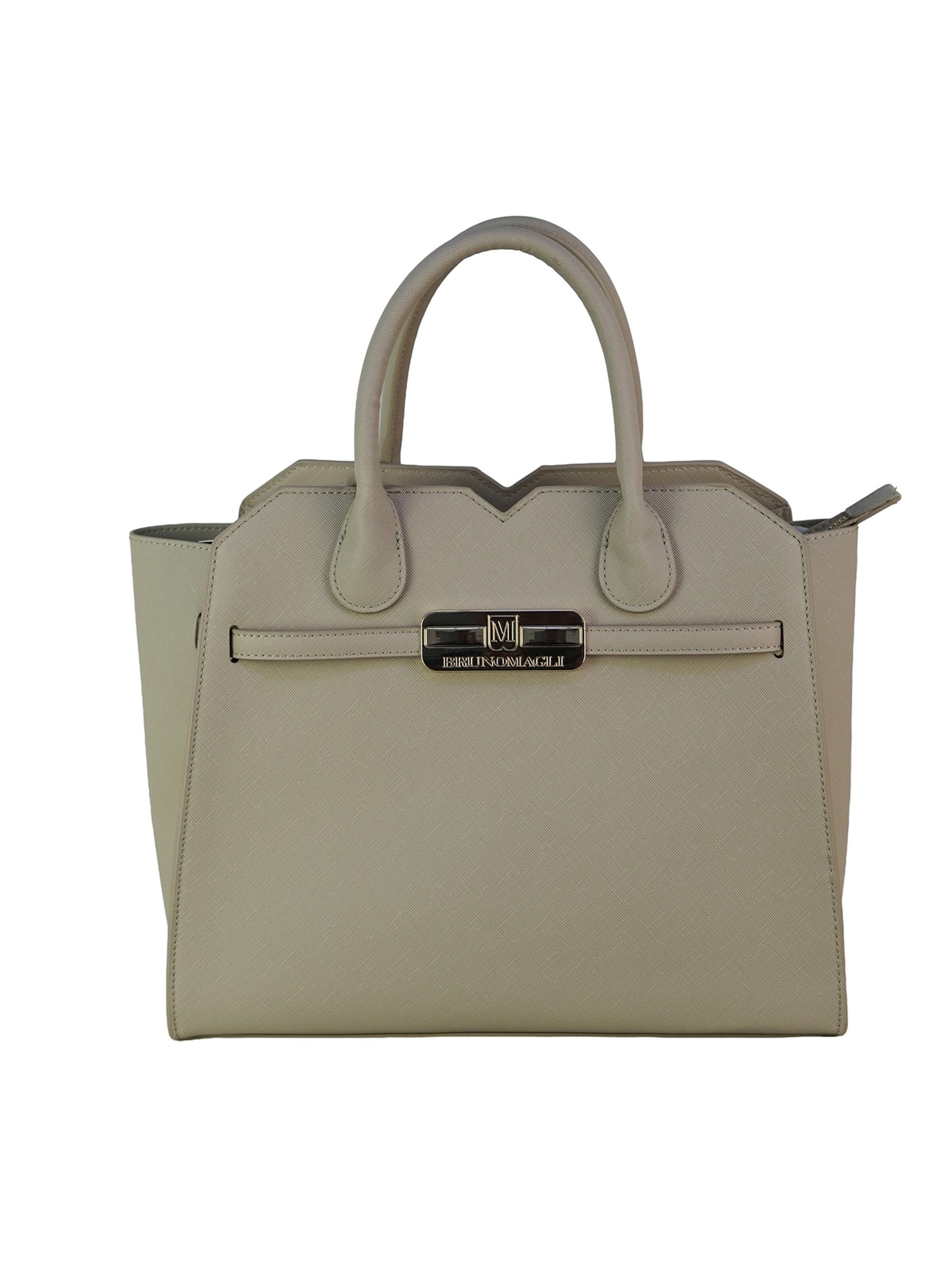 Borsa a mano 'Borsa a Mano Bruno Magli Sofia Handle Ecopelle 32x28 cm' di Bruno Magli in grigio: frontale