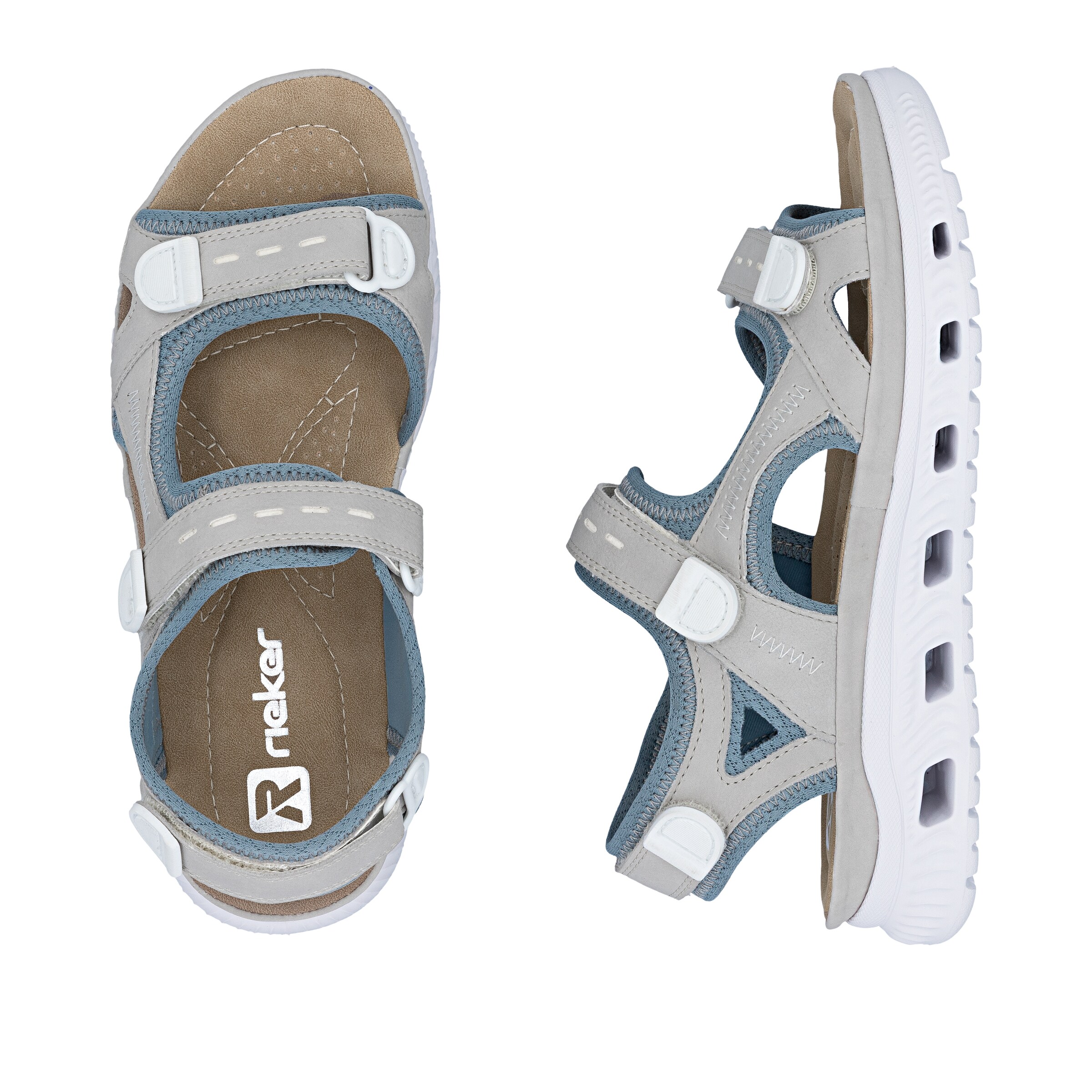 Sandales de randonnée Rieker Sport en gris