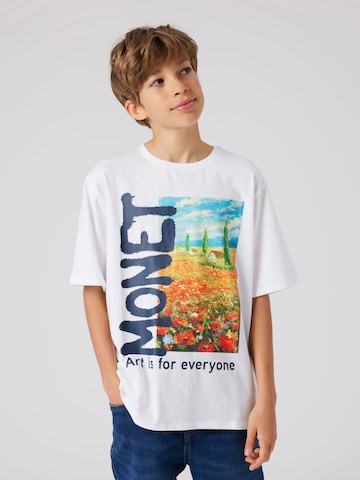 T-Shirt 'Kunst' TWO SOON en blanc : devant