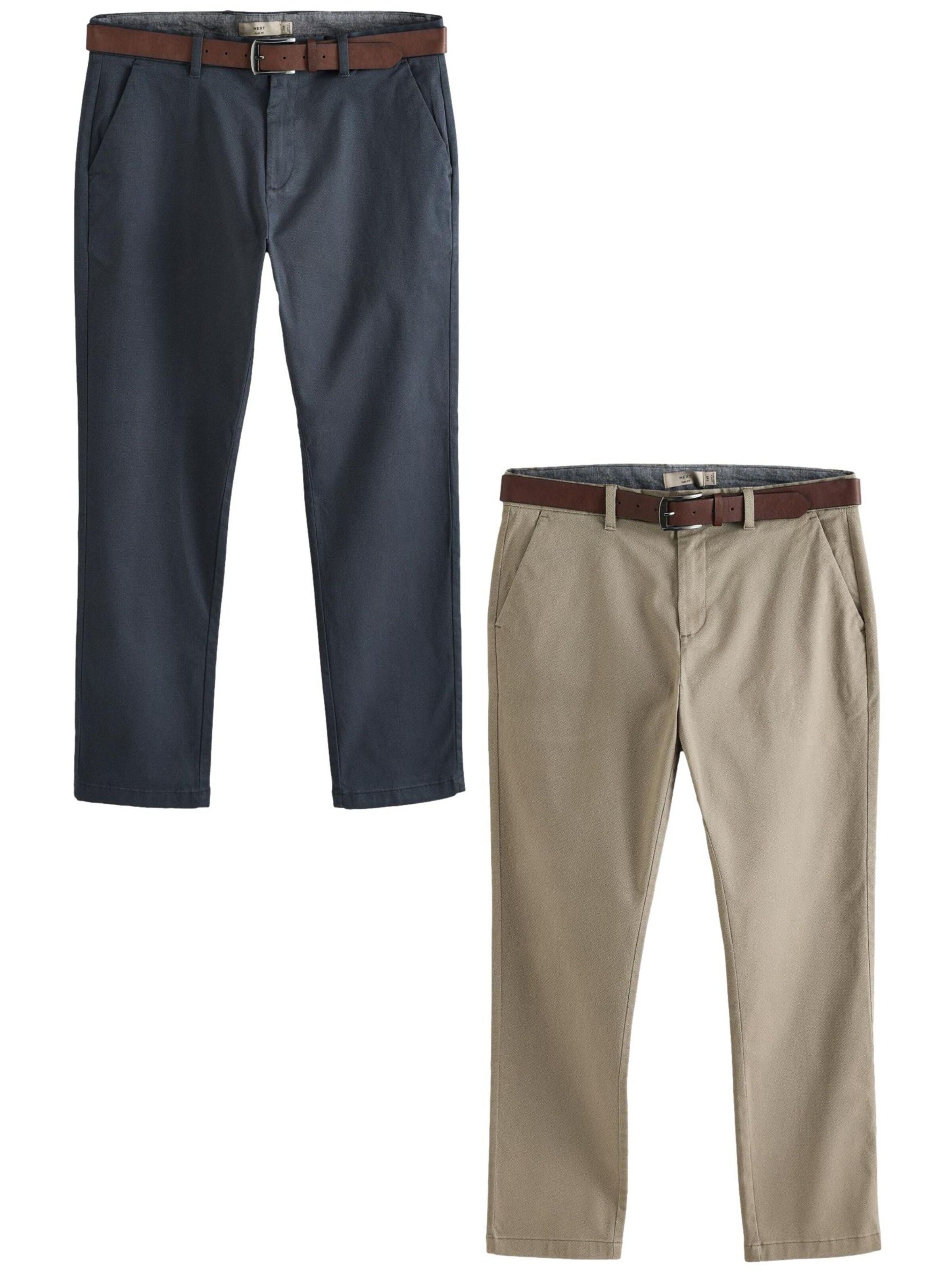 Next tavaline Püksid, värv beež: eest vaates