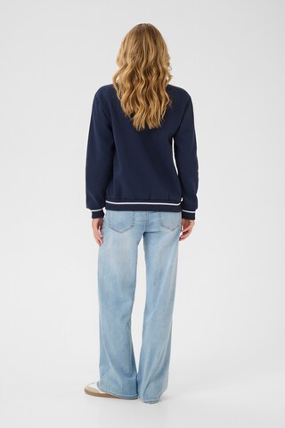 Kaffe Sweatshirt 'KAClub' in Blue