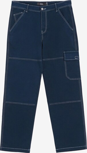 Bershka Jeans cargo en bleu foncé, Vue avec produit