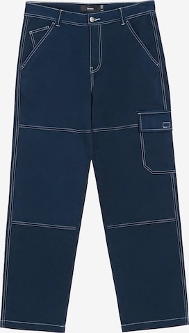 regular Jeans cargo di Bershka in blu: frontale