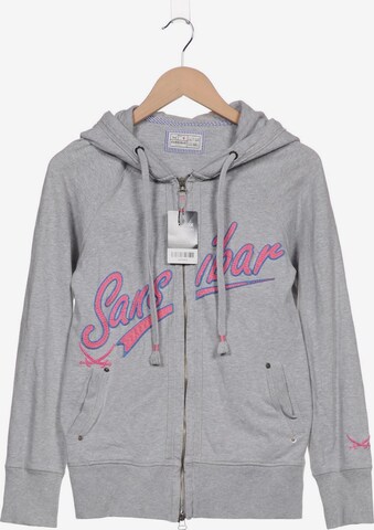 SANSIBAR Sweatshirt & Zip-Up Hoodie in M in Grey: front
