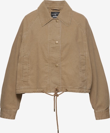 Pull&Bear Tussenjas in Bruin: voorkant