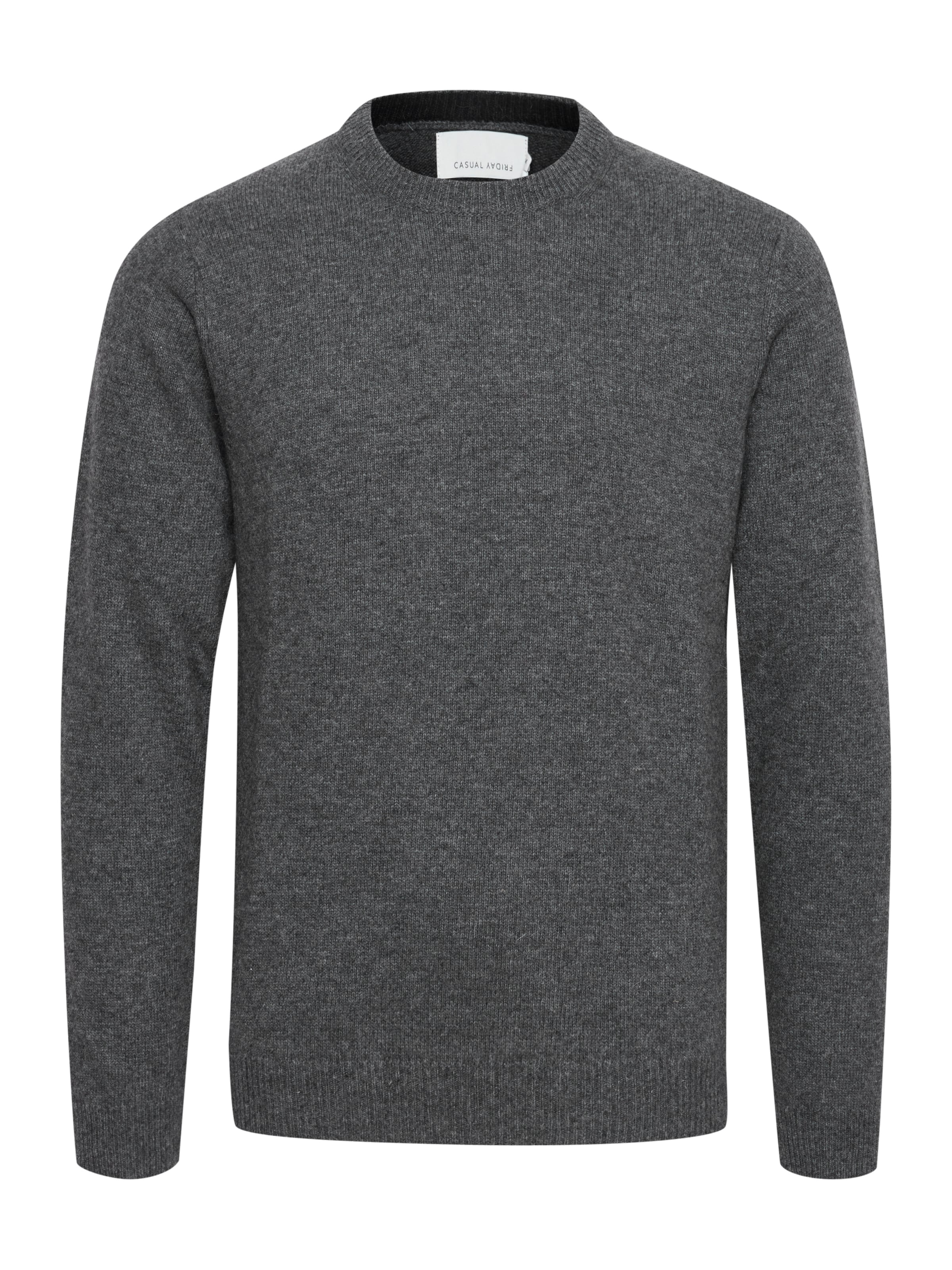 Casual Friday Sweater 'Karl' in Grey: front