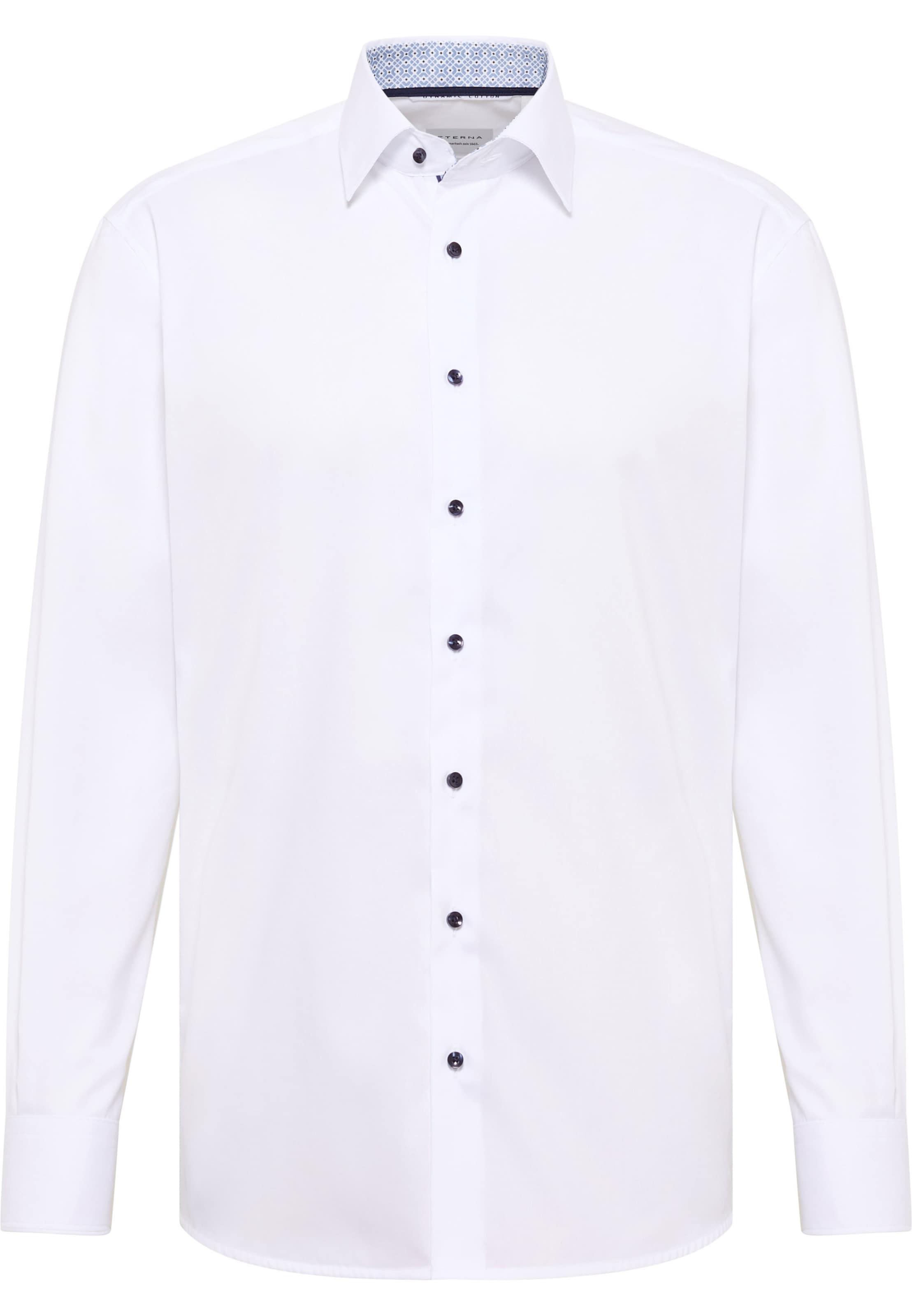 ETERNA Regular fit Business shirt in White: front