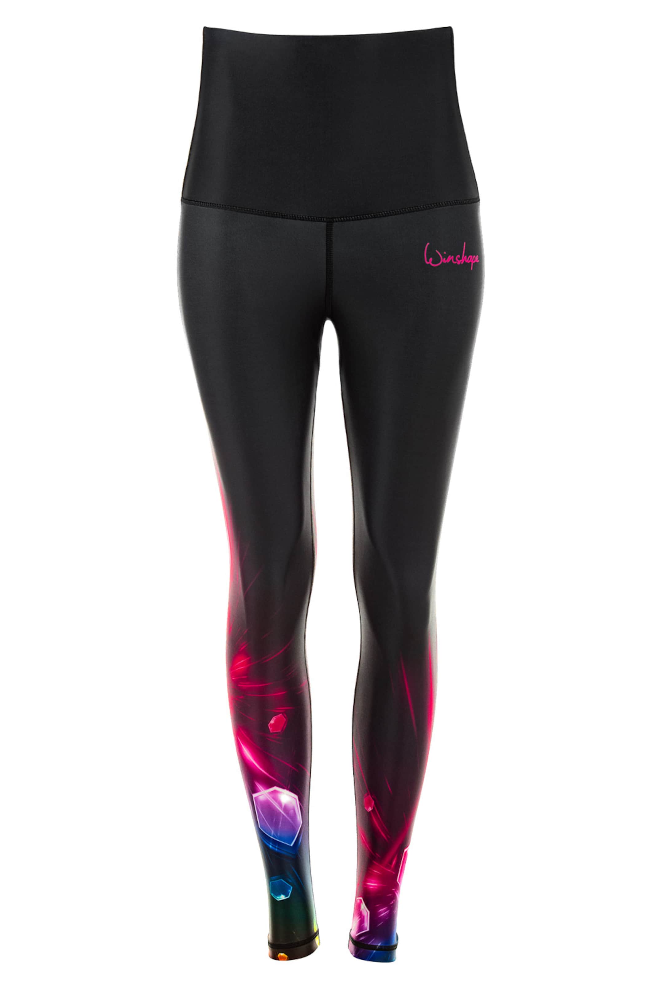 Skinny Pantalon de sport &#x27;HWL102&#x27; Winshape en noir : devant