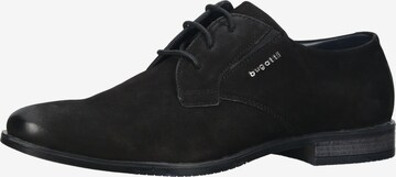 bugatti Lace-Up Shoes in Black: front