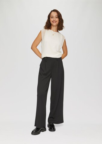 Loosefit Pantalon QS en noir