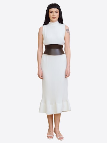Haute Cuir Belt 'Rounded Hourglass Corset Belt' in Brown