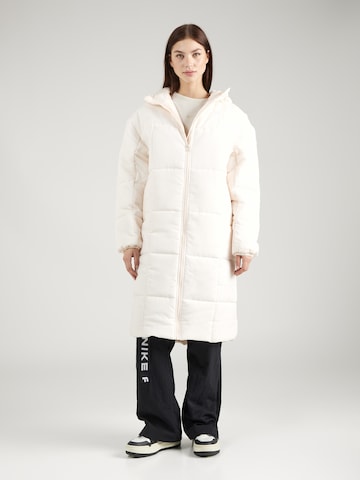 Nike Sportswear Winter Coat in Beige: front