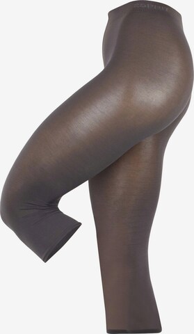 ESPRIT Leggings 'Cotton Capri' in Grey: front