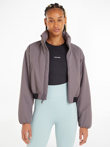 Calvin Klein Sport Sportjacke in Grau