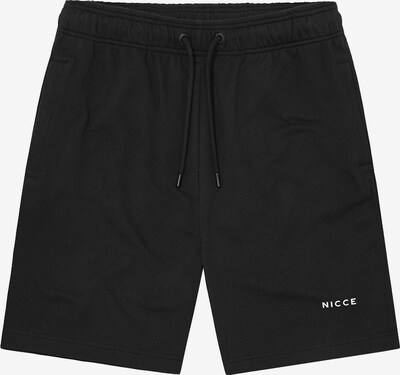 Nicce Shorts 'STYLO' in schwarz / weiß, Produktansicht