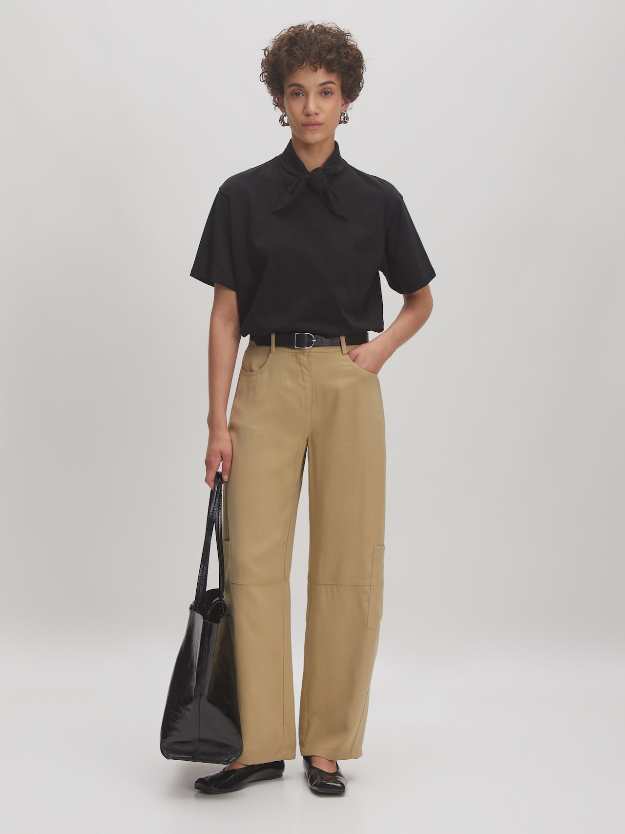 EDITED Producten Broek 'Regina' Kaki